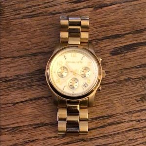 Gold Michael Kors watch